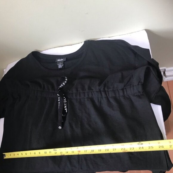 DKNY NEW Tag Sport Waist Drawstring Dress Tunic French Terry Plus Size 3 X - Picture 10 of 14